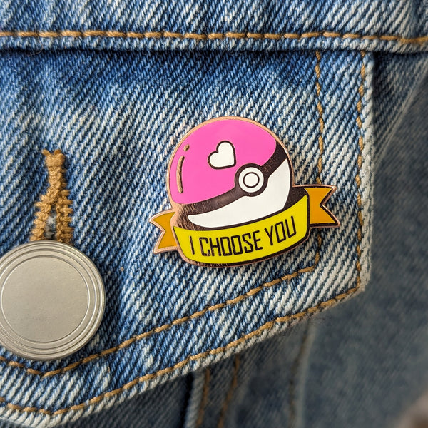 Enamel Pin - I Choose You