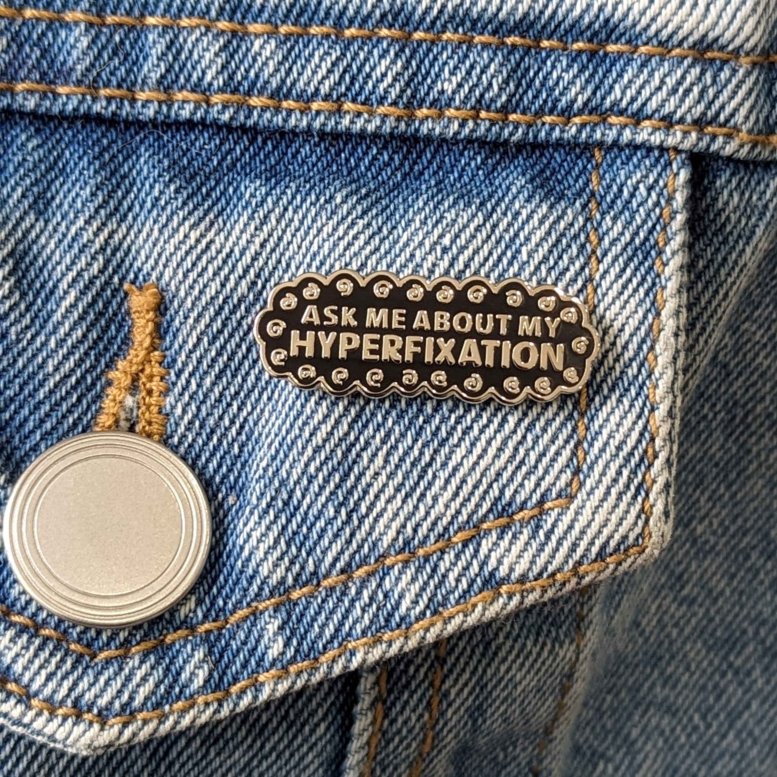 Enamel Pin - Hyperfixation
