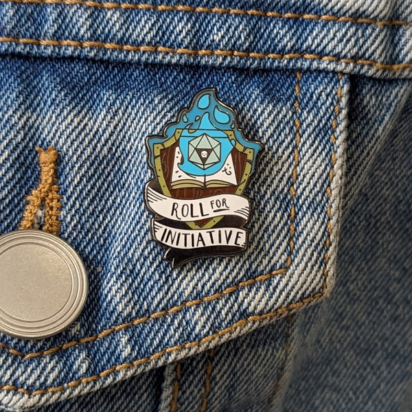 Enamel Pin - Roll For Initiative