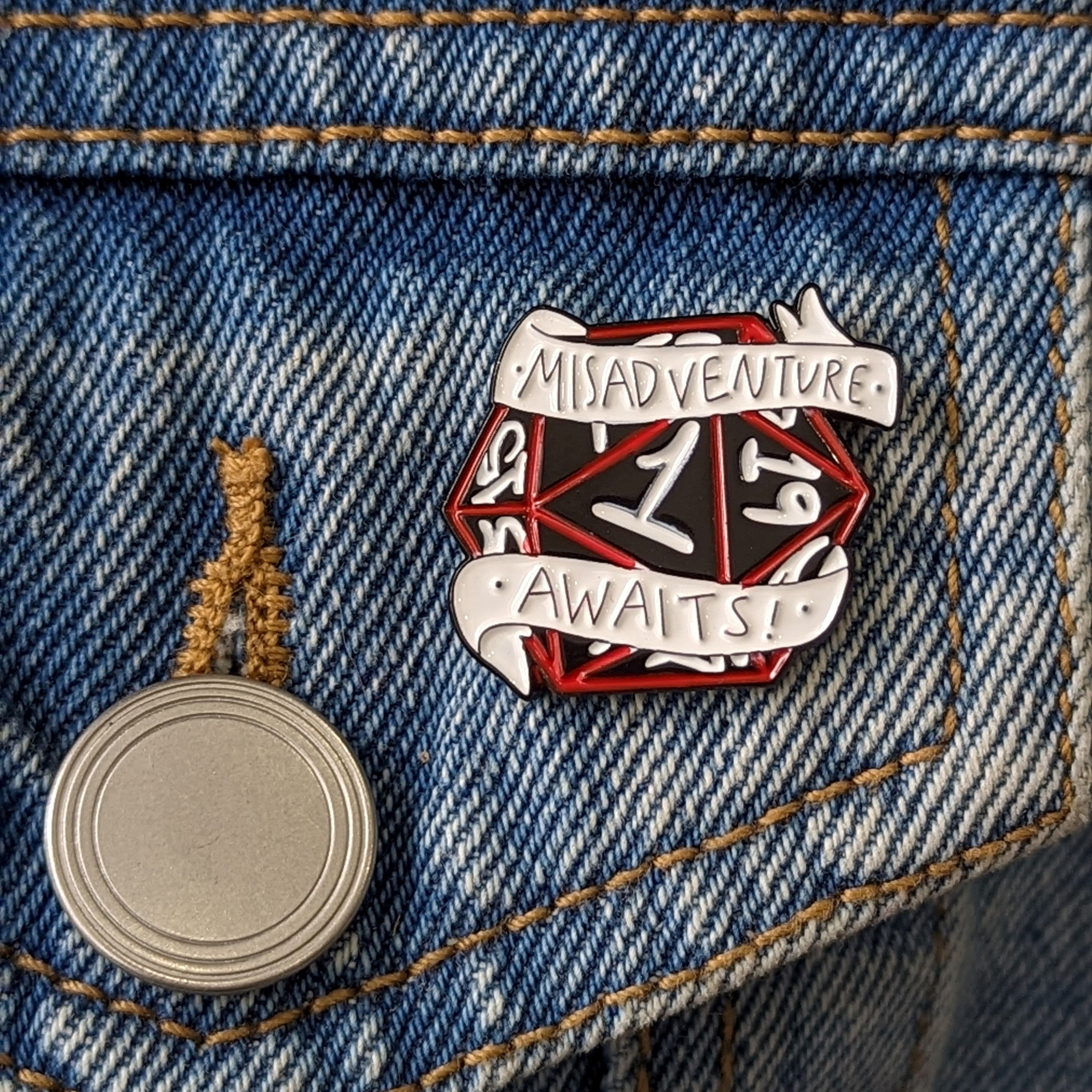 Enamel Pin - Misadventure Awaits