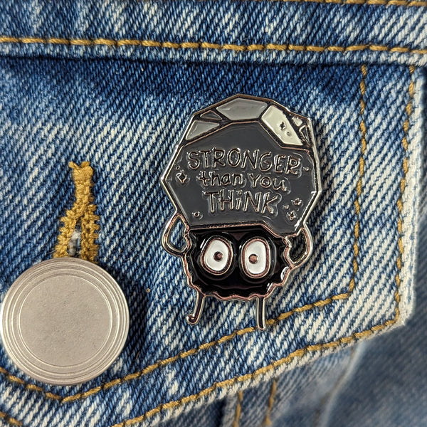 Enamel Pin - Stronger Than You Think