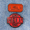 Enamel Pin - Admit to Hell