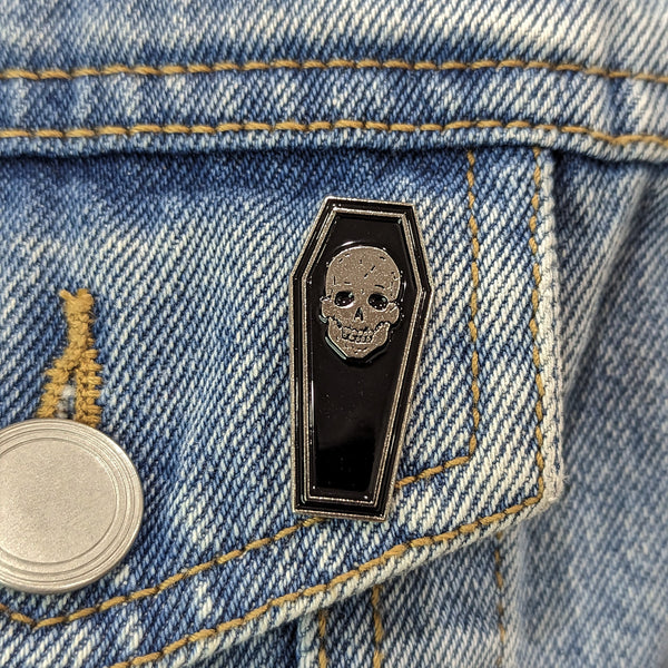 Enamel Pin - Coffin