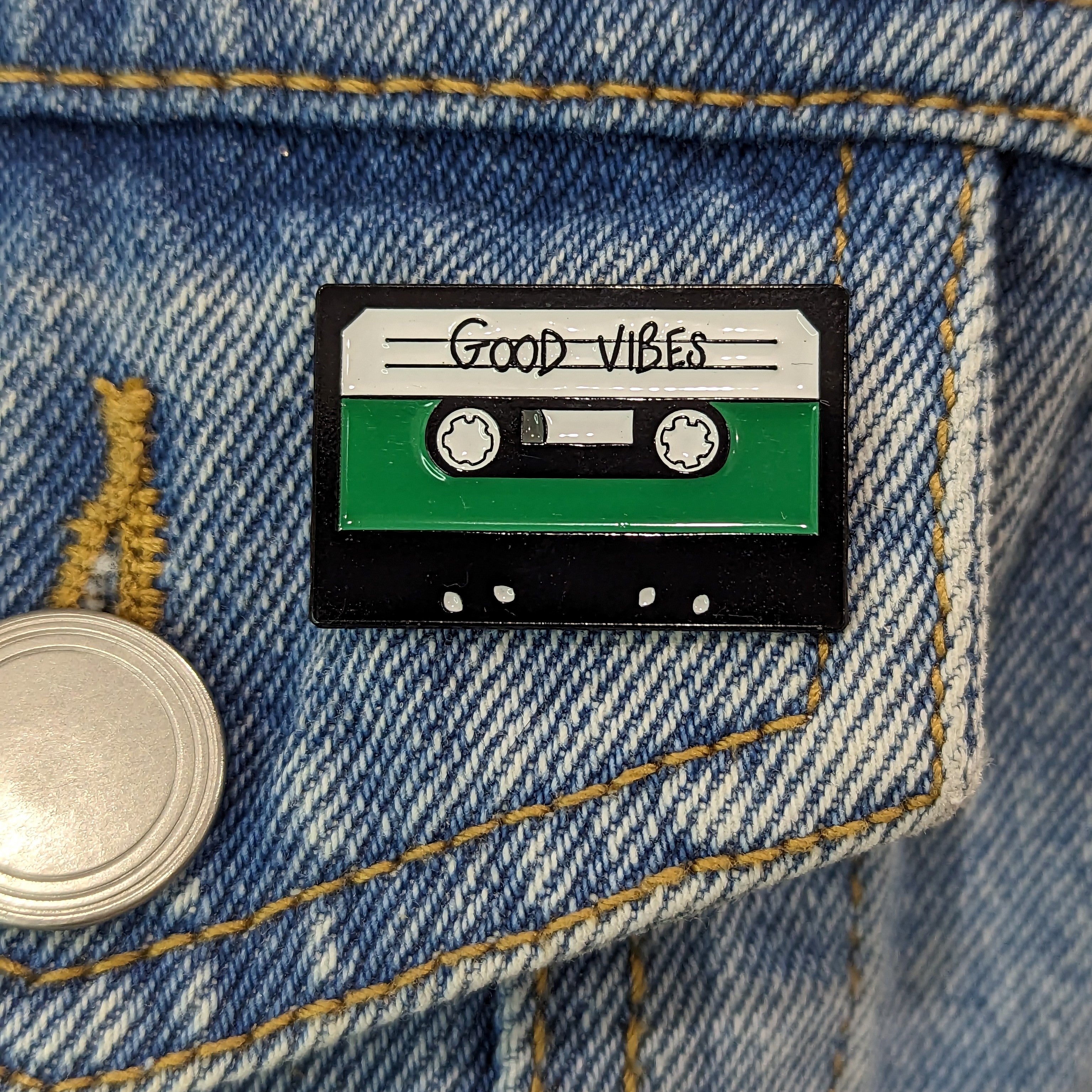 Enamel Pin - Good Vibes