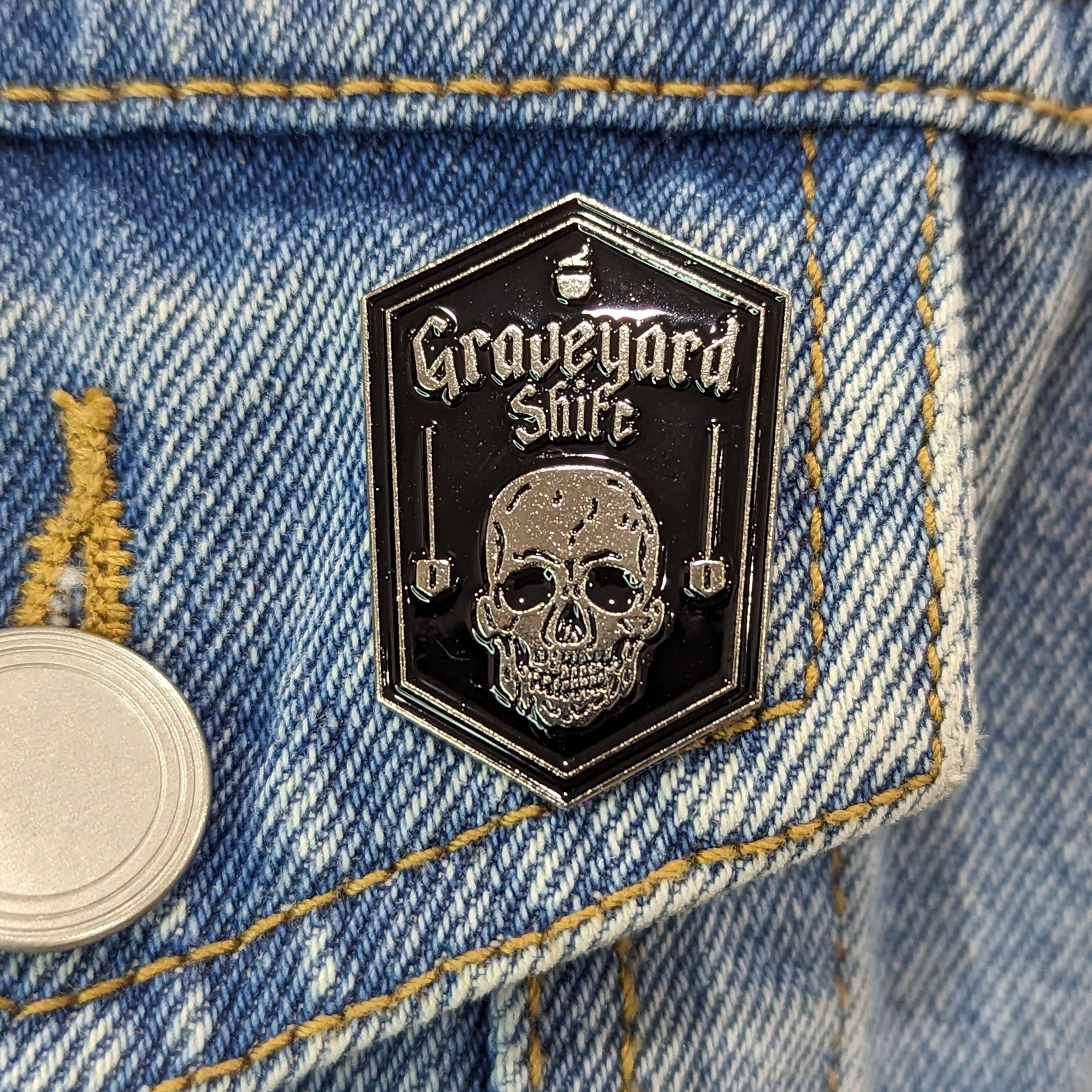 Enamel Pin - Graveyard Shift