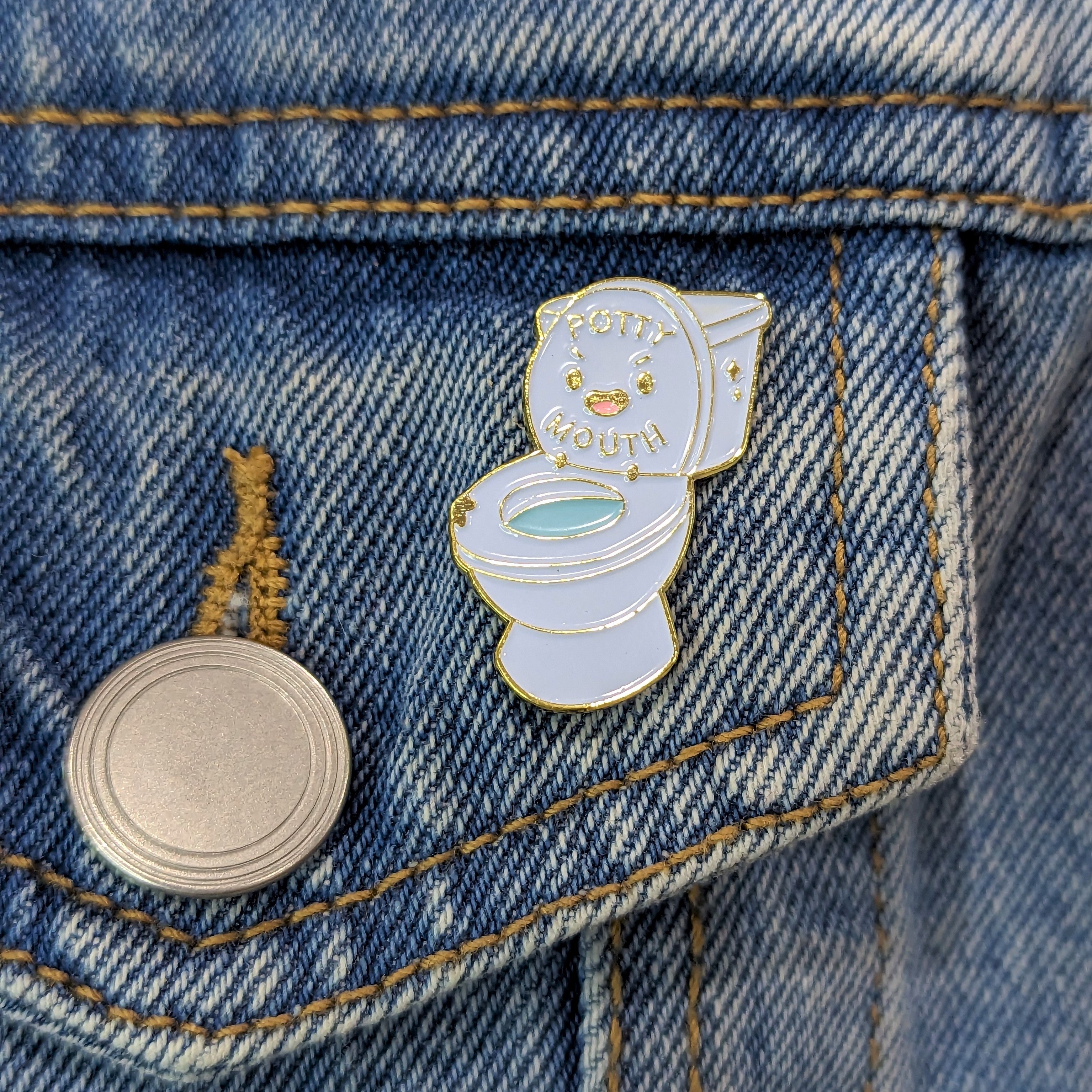 Enamel Pin - Potty Mouth