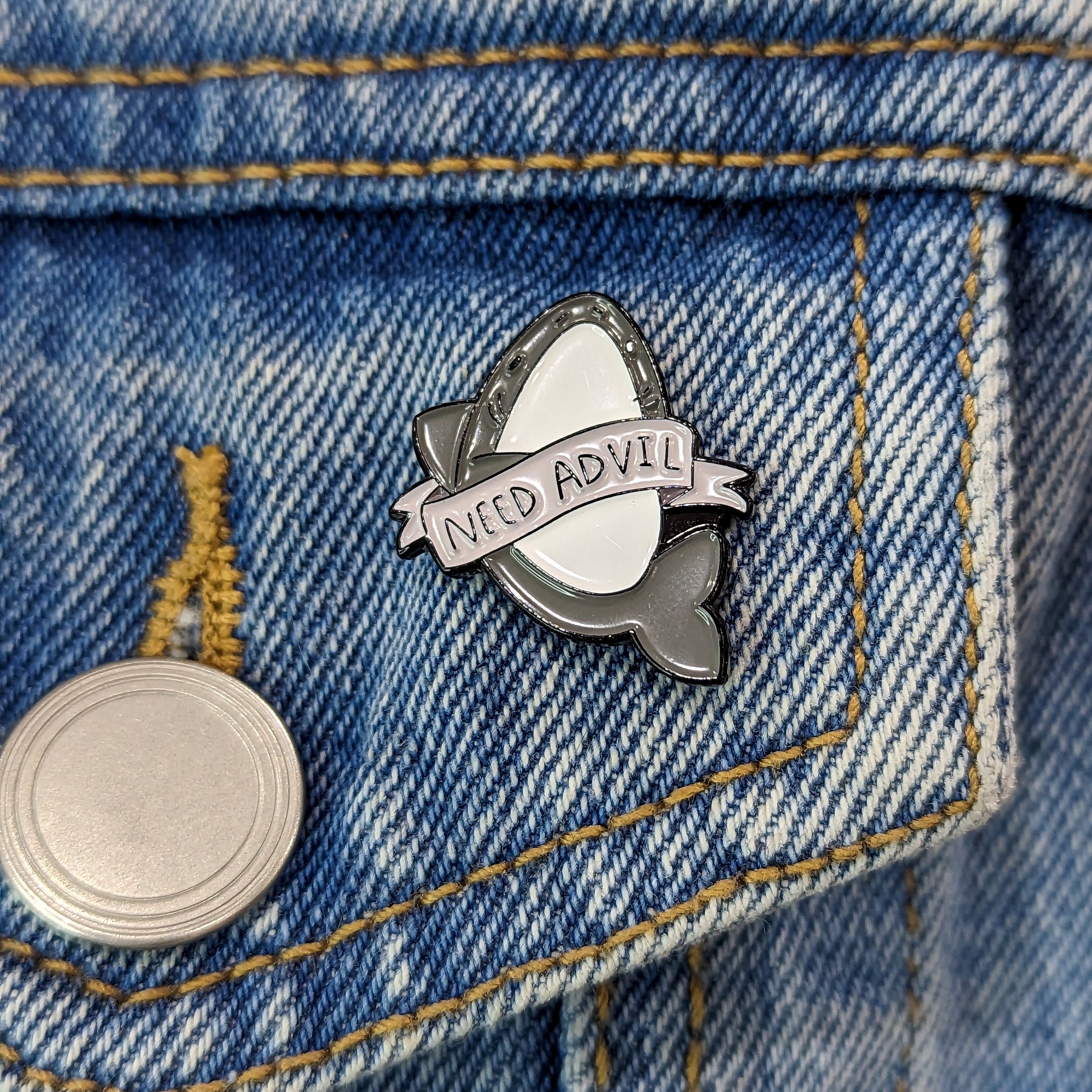 Enamel Pin - Complaining Sharks