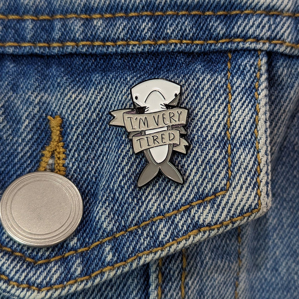 Enamel Pin - Complaining Sharks