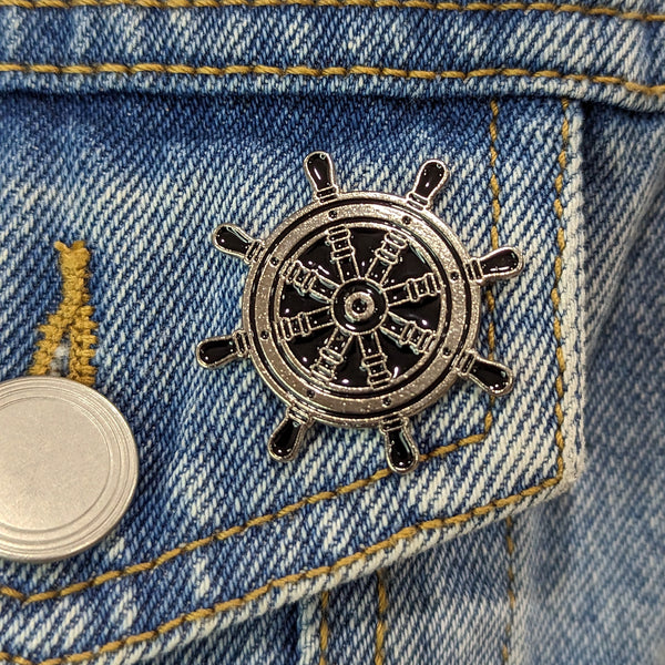 Enamel Pin - Ship's Helm