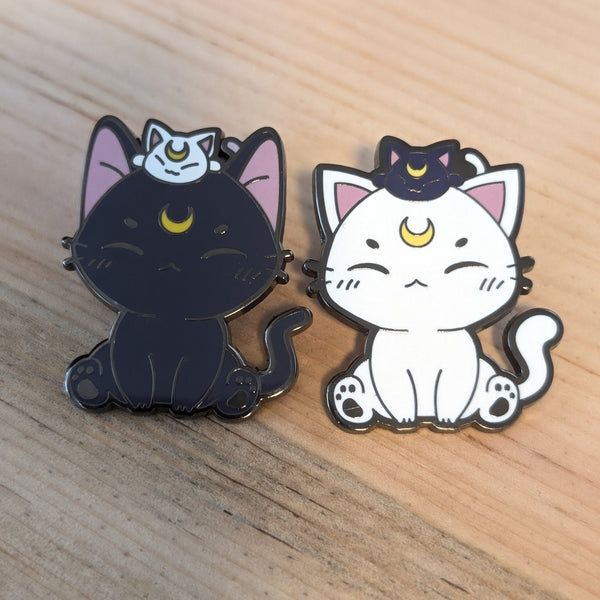 Enamel Pin - Moon Cats