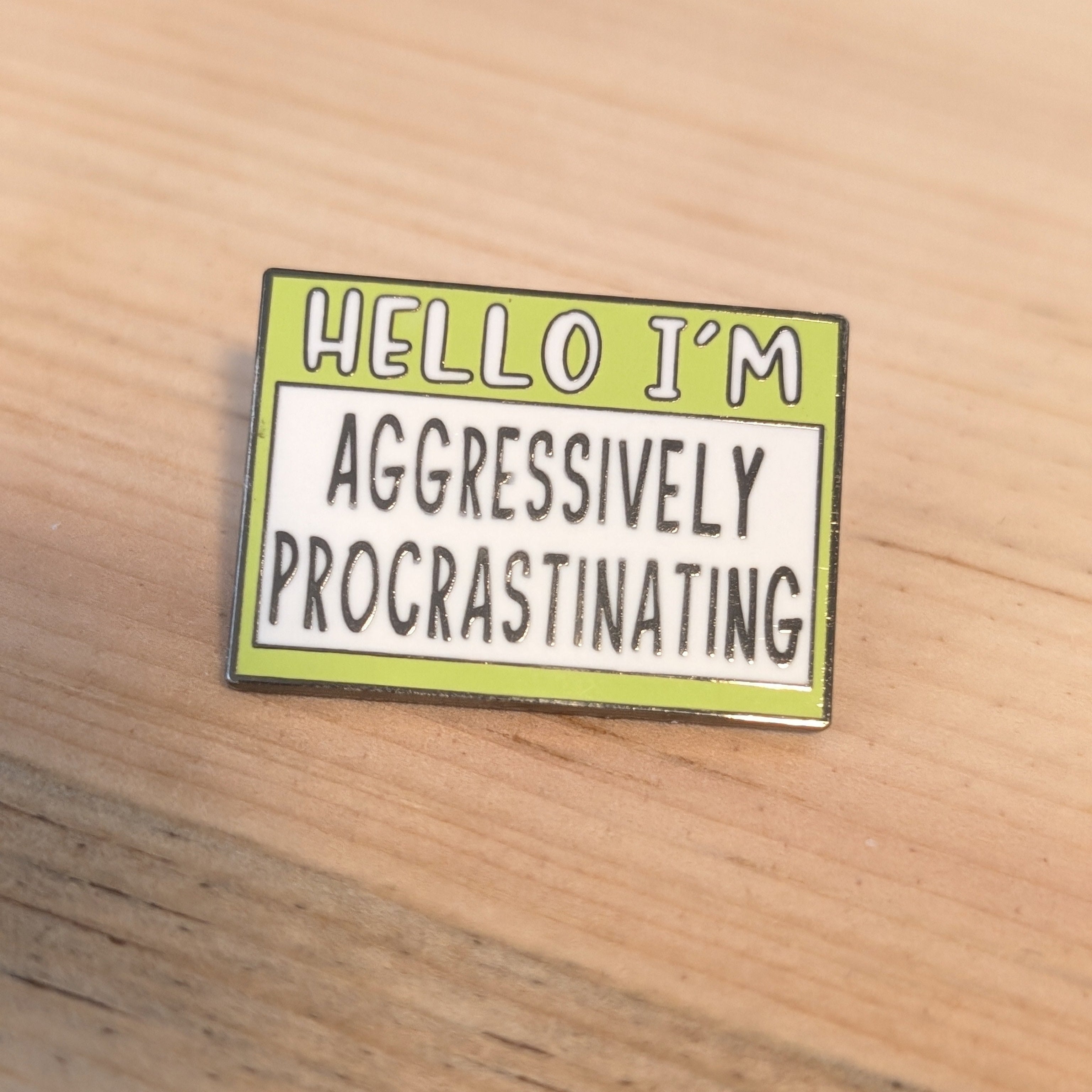 Enamel Pin - Name Tags