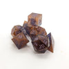 Hand-Made Resin Gaming Dice - Sparkly Copper and Purple