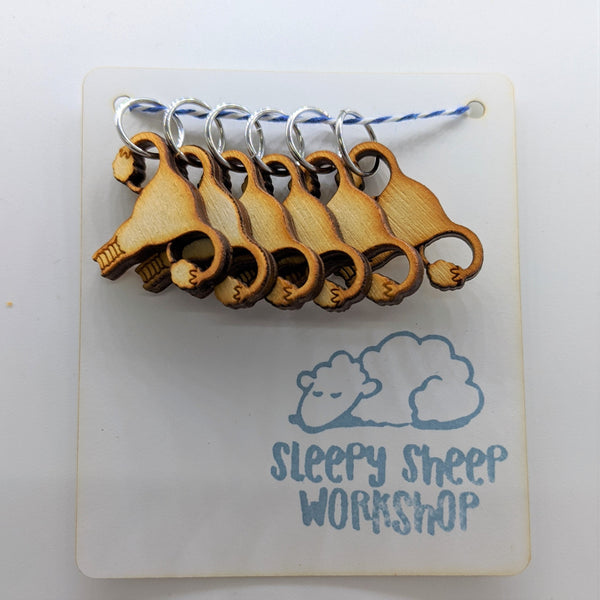Uterus Stitch Markers by Sleepy Sheep Workshop