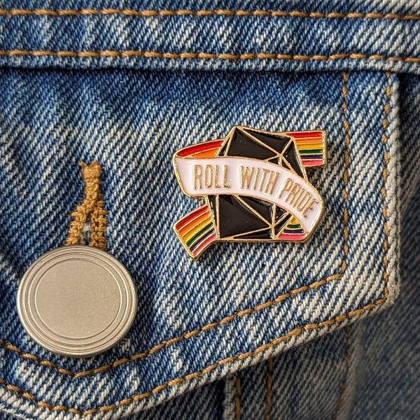 Enamel Pin - Roll With Pride