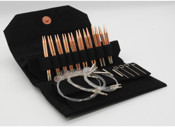 Lykke 3.5" Interchangeable Knitting Needle Set - Cypra Copper