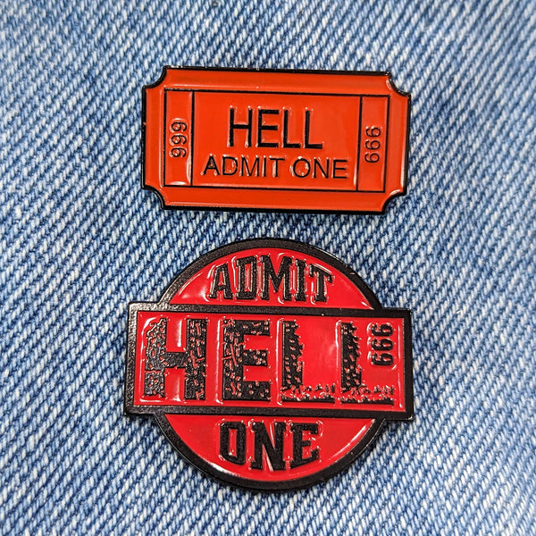 Enamel Pin - Admit to Hell