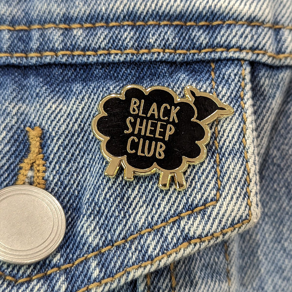 Enamel Pin - Black Sheep Club