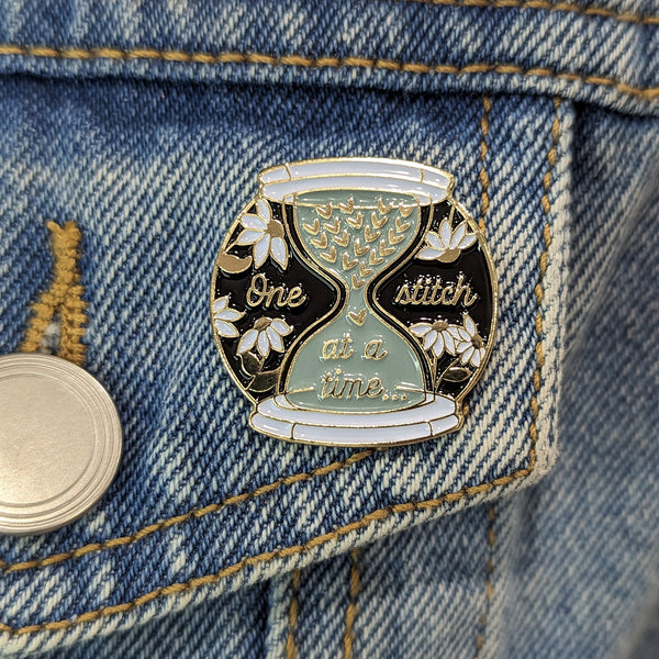 Enamel Pin - One Stitch At A Time